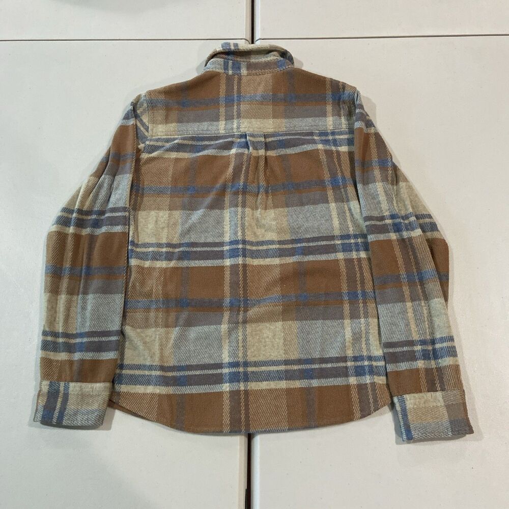 Faherty The Legend Flannel Shirt Mens Size Medium Colorful Plaid Casual EUC